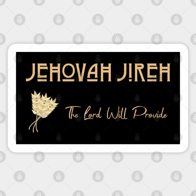 Jehovah Jireh _ The Lord Will Provide Sticker by Rili22